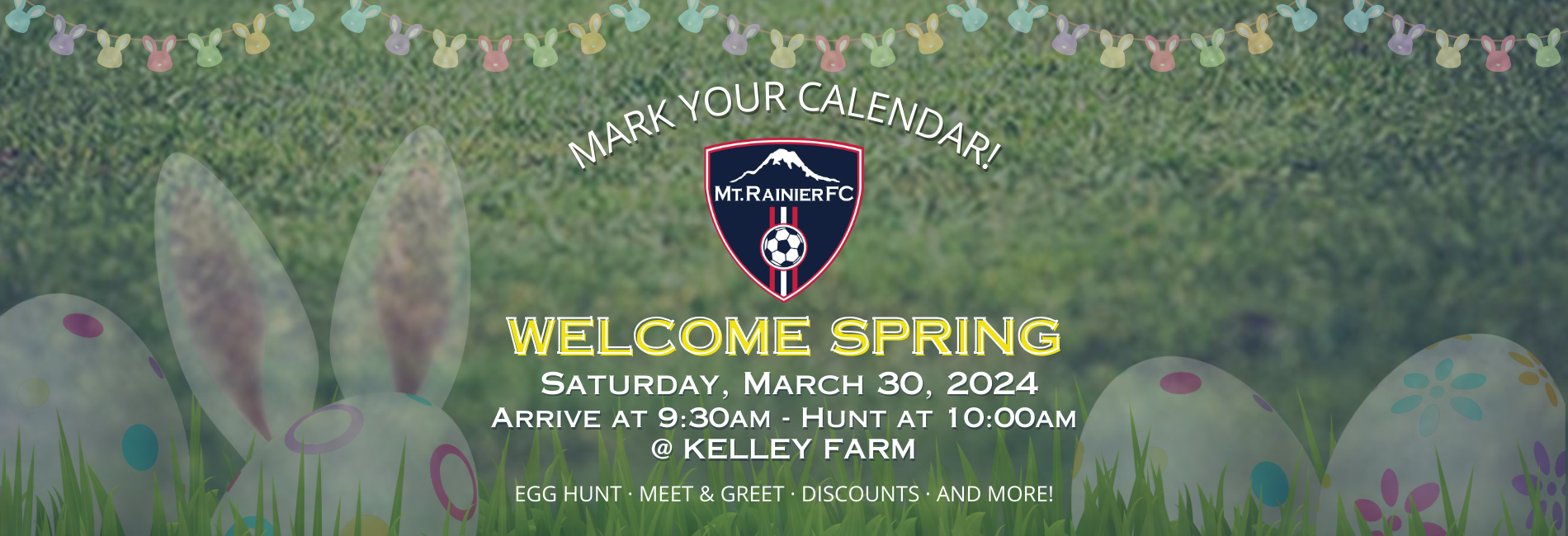 Welcome Spring Egg Hunt March 30th